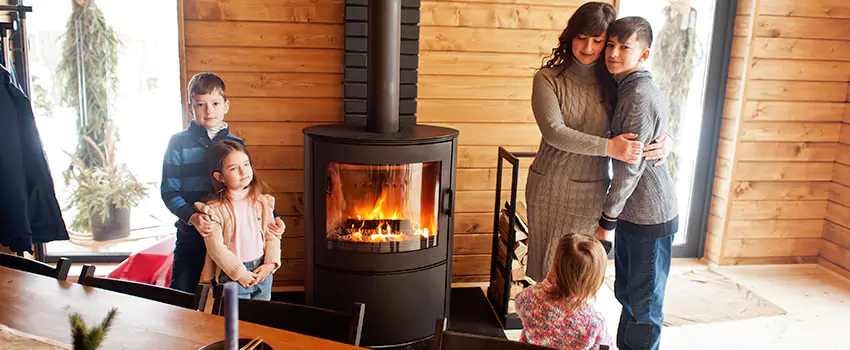 Morso Cast Iron Fireplace Insert Installation in South Holland, Illinois