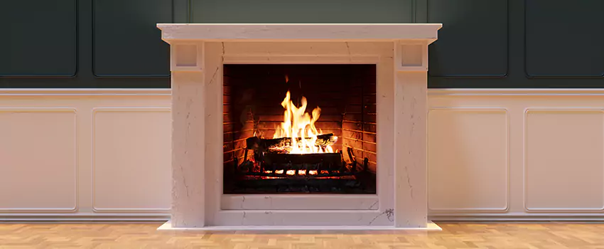 Open Flame Wood-Burning Fireplace Installation Services in South Holland, Illinois