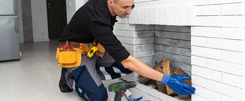 Fireplace Damaged Damper Frame Repair Services in South Holland, Illinois