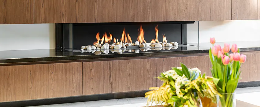Double-height Fireplace Design Refurbishment in South Holland, Illinois