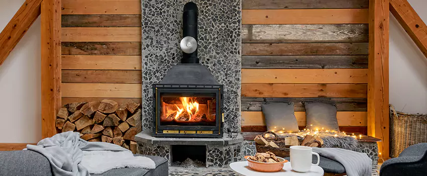 Thelin Hearth Products Direct Vent Gas Stove Fireplace Inspection in South Holland, Illinois